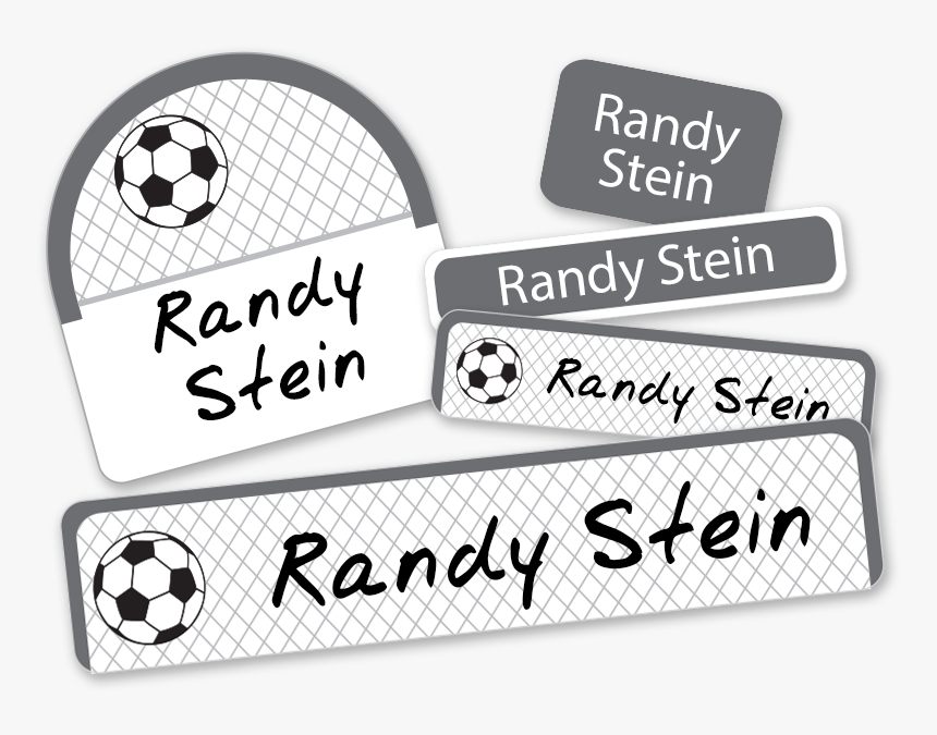 Soccer Net And Soccer Ball Labels For School - Ball, HD Png Download, Free Download