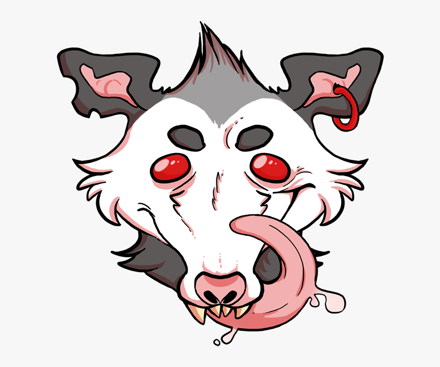 Happy Possum - Cartoon, HD Png Download - kindpng