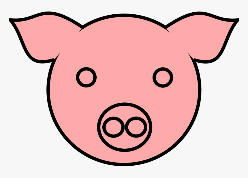 Domestic Pig Drawing Pig"s Ear Clip Art Drawing Of A Pigs Ear, HD Png