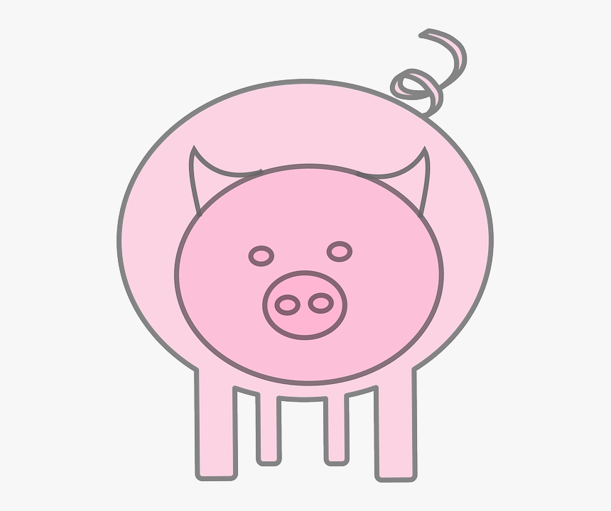 Pig Clipart Pig Face Pencil And In Color - Pig Clip Art, HD Png Download, Free Download