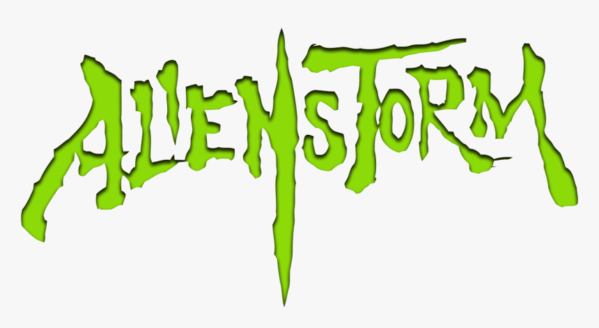 Alien Storm - Calligraphy - Sega Alien Storm Arcade Marquee, HD Png Download, Free Download