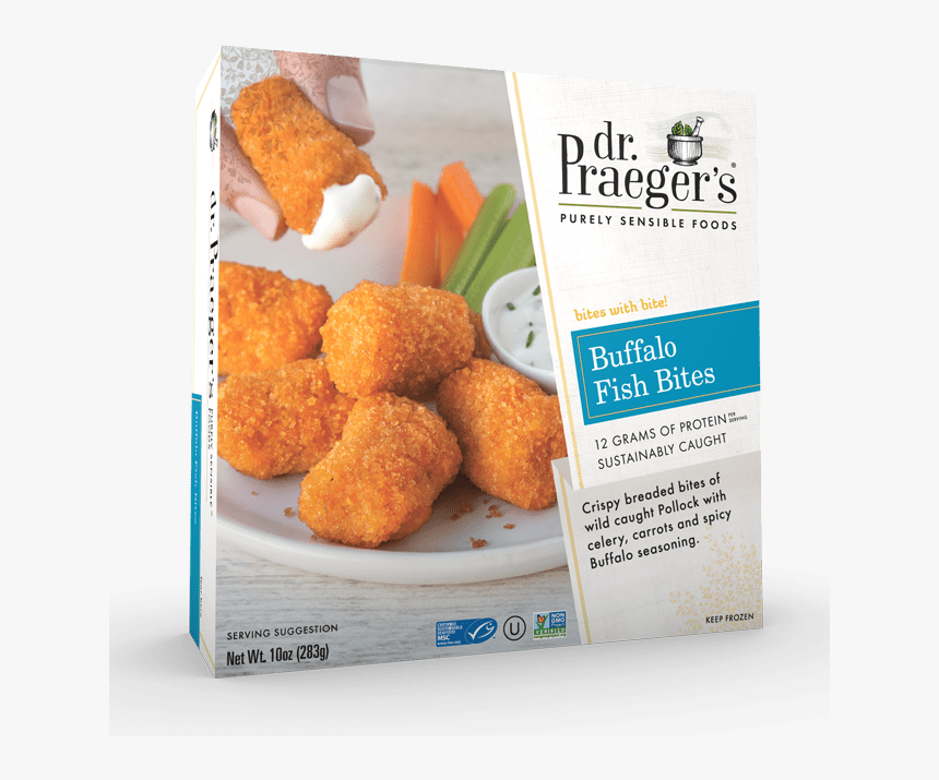 Praeger"s Buffalo Fish Bites - Dr Praeger's Buffalo Fish Bites, HD Png Download, Free Download