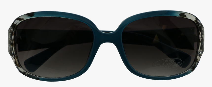 Uv400 Cheetah Print Teal Acrylic Frame Fashion Sunglasses - Reflection, HD Png Download, Free Download