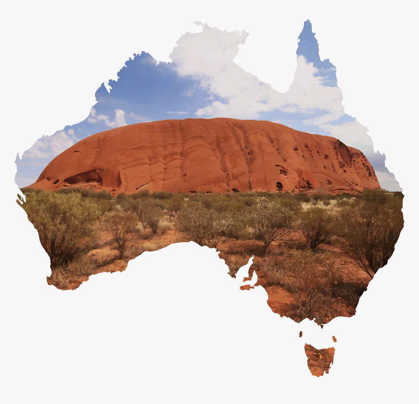 Clipart Rock Soil - Australia Daylight Savings Map, HD Png Download, Free Download