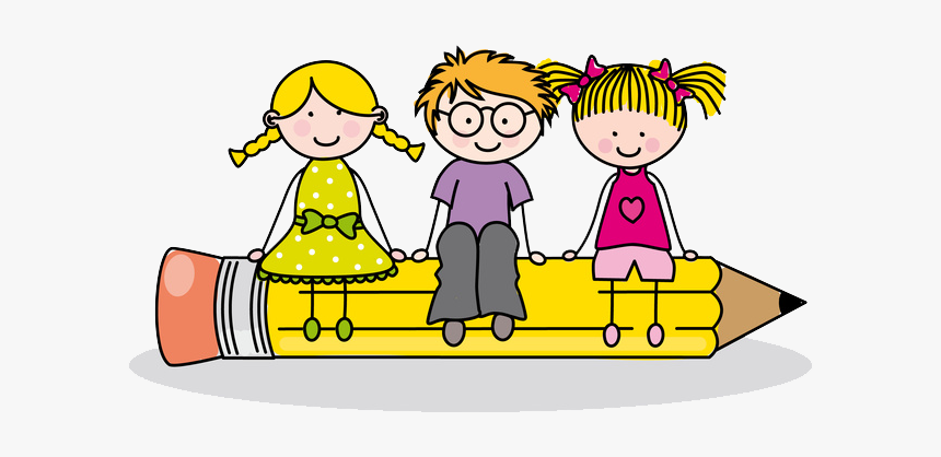 Children With Pencil, HD Png Download, Free Download