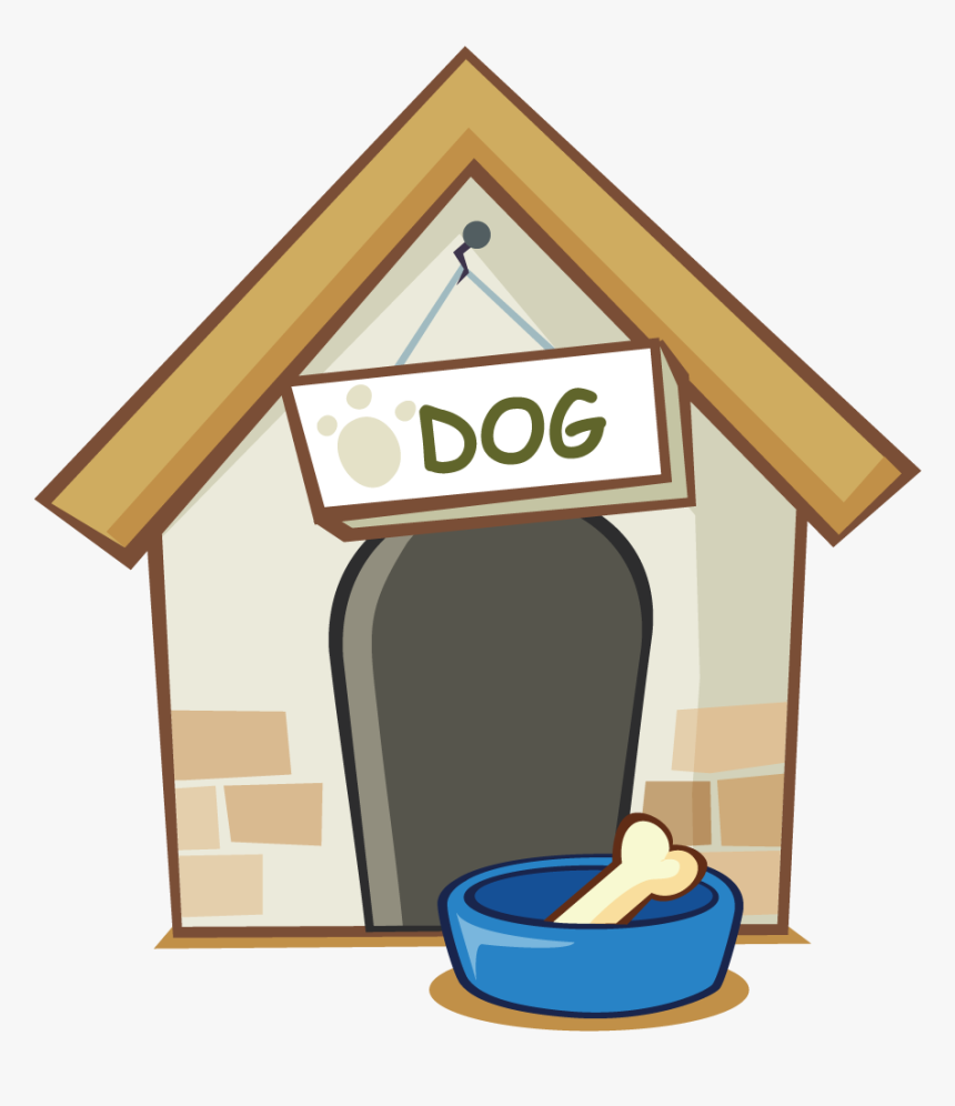 Dog Puppy Cartoon Drawing - Drawing Cartoon Dog House, HD Png Download, Free Download