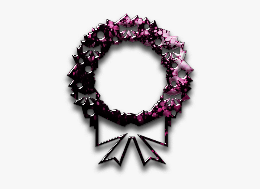 Wreath Download Icon - Purple Christmas Wreath Png, Transparent Png, Free Download