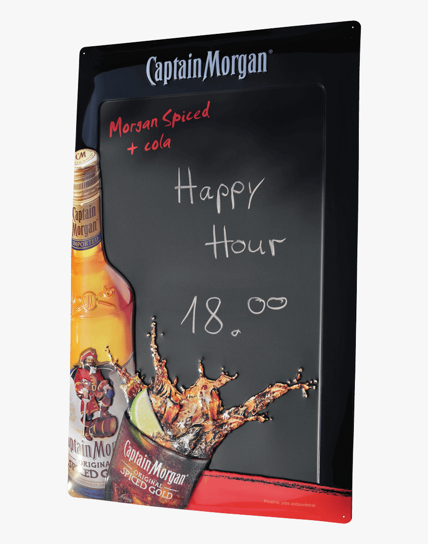 Captain Morgan Chalk Board, HD Png Download, Free Download