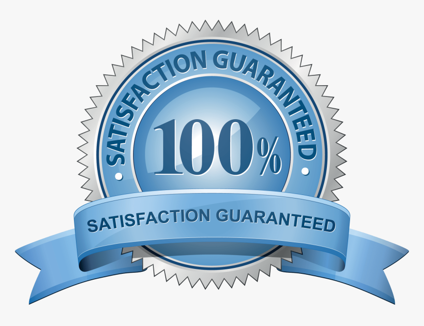 The Drone Co 100% Satisfaction Guarantee - 100% Satisfaction Guarantee Blue, HD Png Download, Free Download