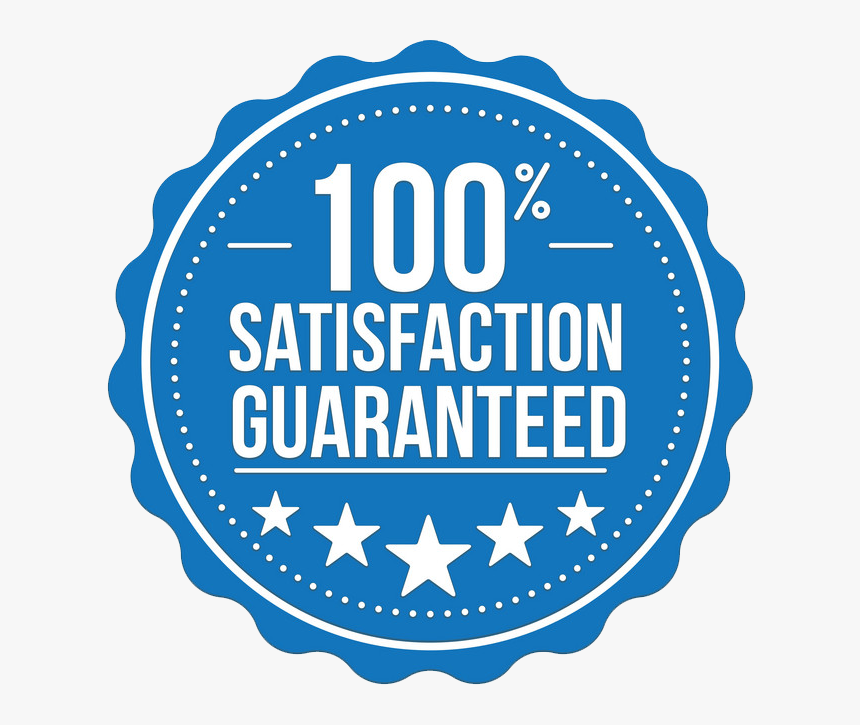 Transparent 100% Satisfaction Guaranteed, HD Png Download - kindpng