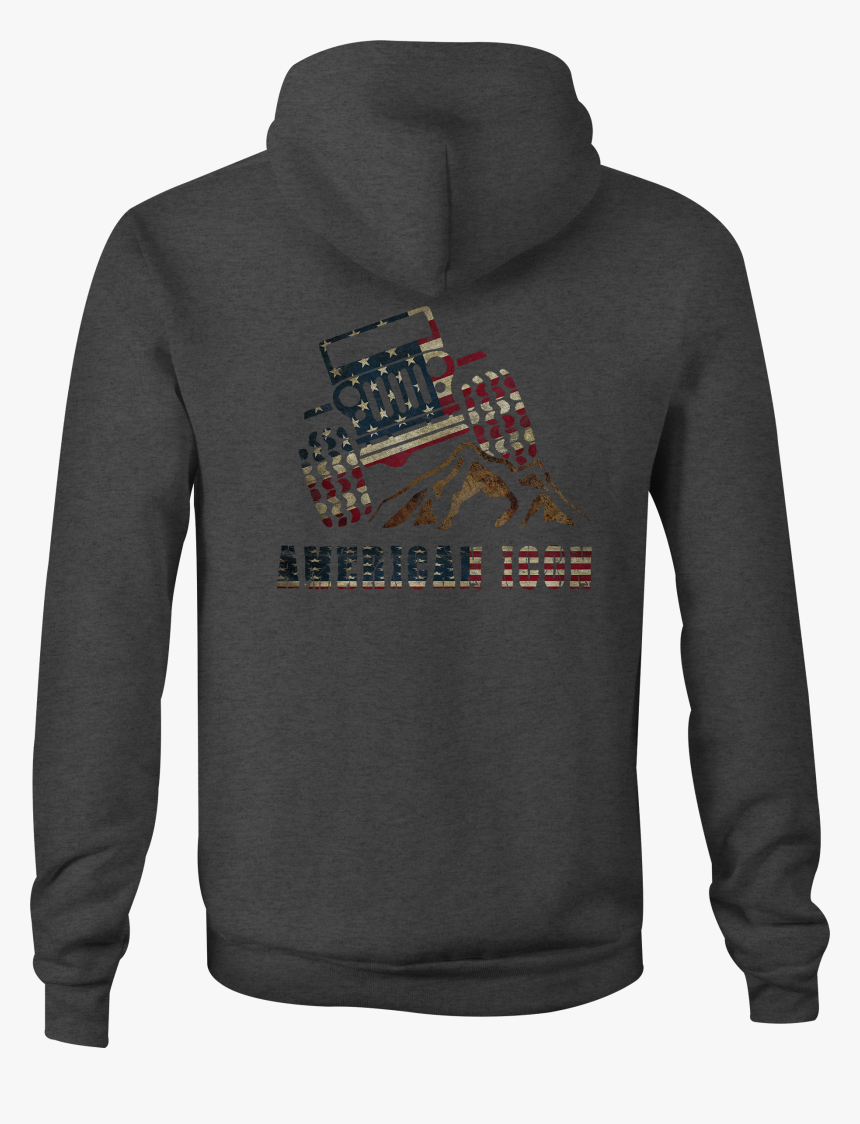 Zip Up Hoodie American Icon Hooded Sweatshirt - Hoodie, HD Png Download, Free Download