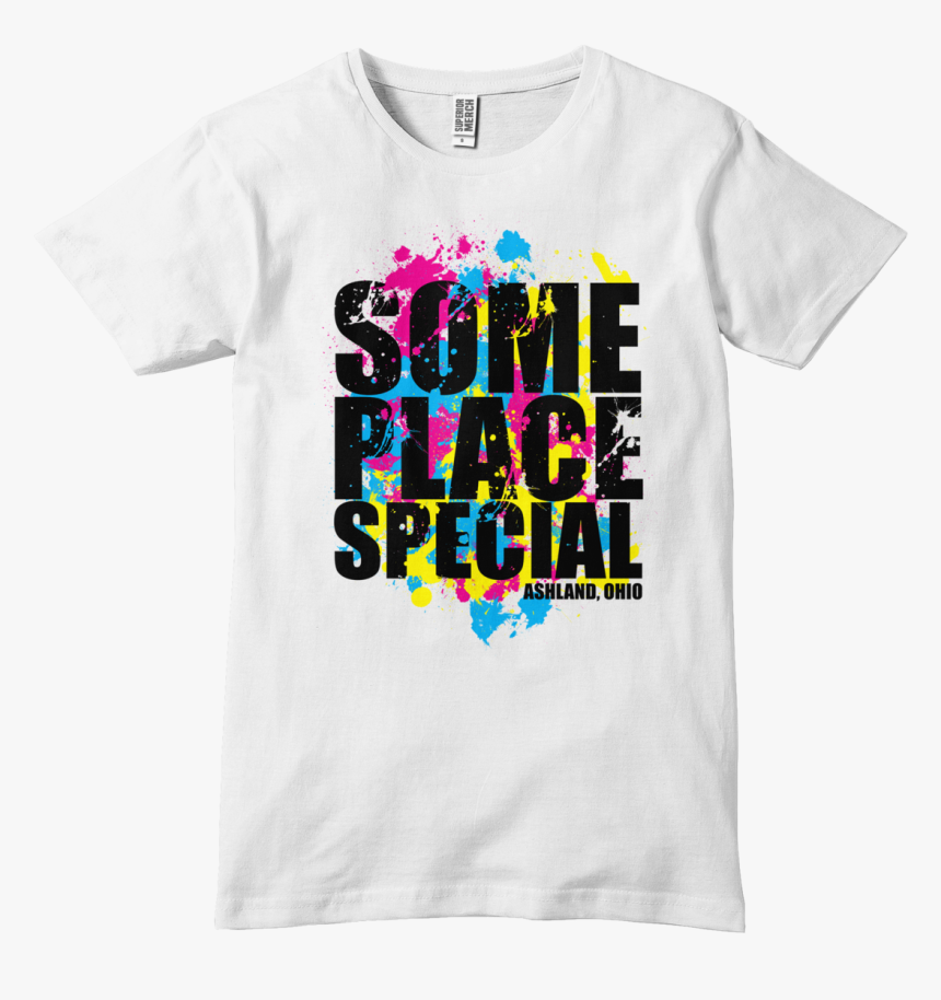 Color Splatter T-shirt - Graphic Design, HD Png Download, Free Download