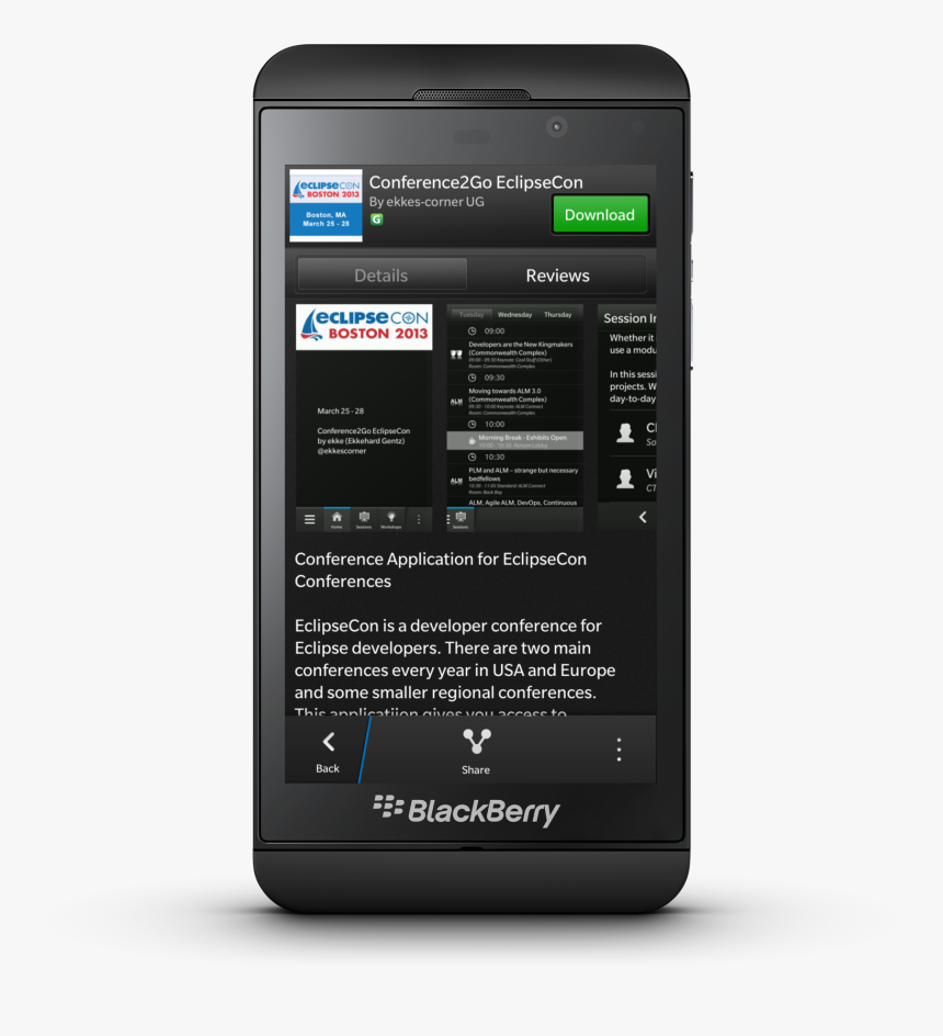 Z10 On Appworld - Bb Bold 4, HD Png Download, Free Download