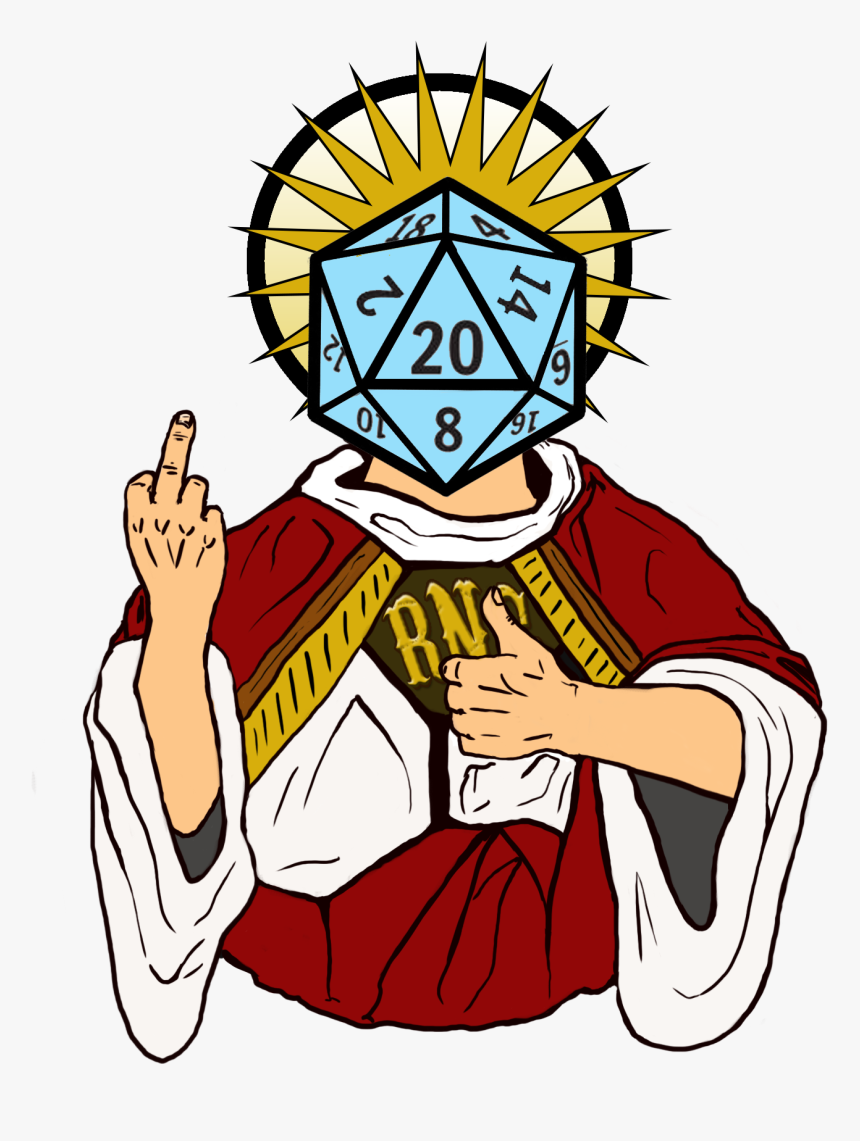 D20 Clipart Dnd Dice - Rngesus Png, Transparent Png, Free Download