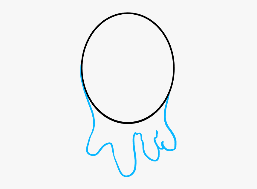 How To Draw Slime - Slime Drawing Easy, HD Png Download - kindpng