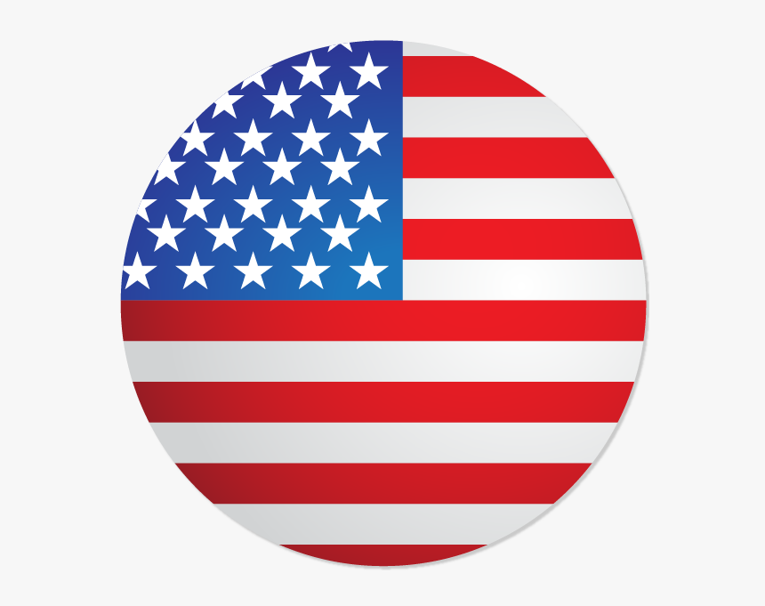 Us Flag In Circle American Flag In A Circle HD Png Download Kindpng