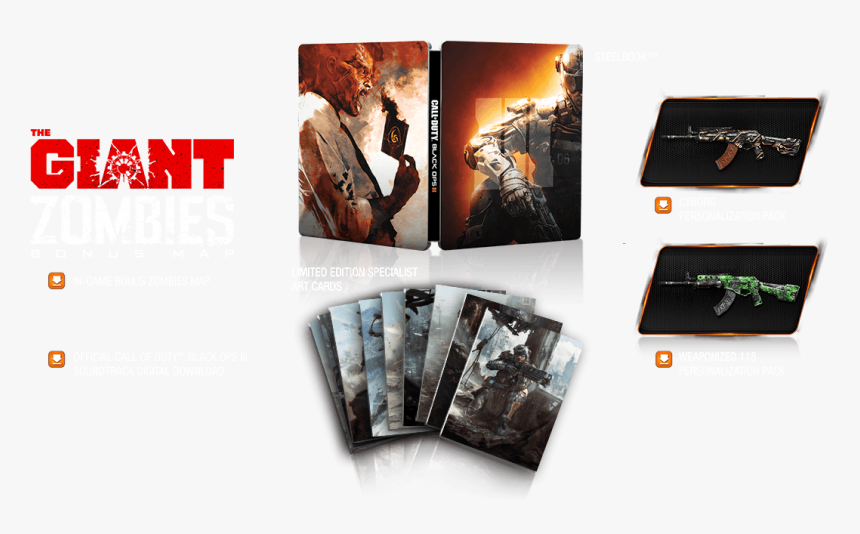 Call Of Duty Black Ops 3 Hardened Edition Steel Box, HD Png Download, Free Download