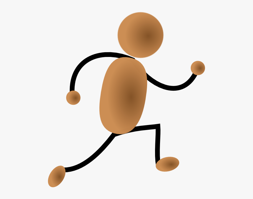 Bronze Jogging Man Svg Clip Arts - Running Person Gif Png, Transparent Png, Free Download