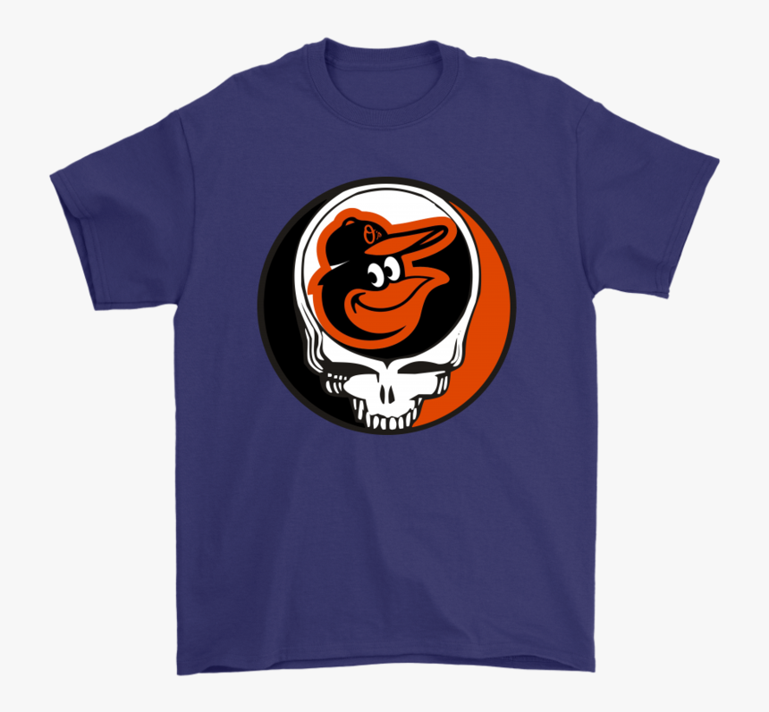 Baltimore Orioles The Grateful Dead Baseball Mlb Mashup - Mickey Mouse Slipknot T Shirt, HD Png Download, Free Download