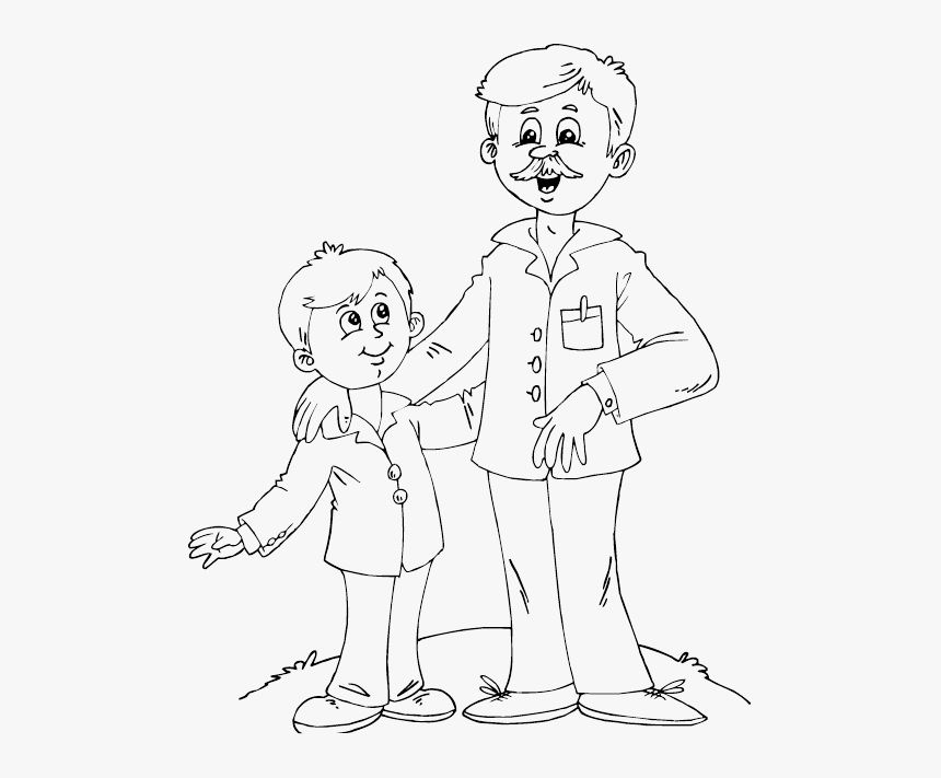 Father Child Drawing, child, white, child, hand png | PNGWing