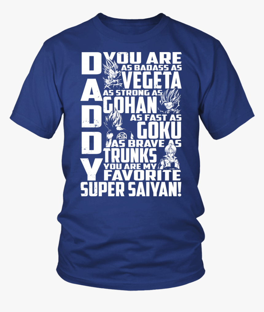 Super Saiyan Goku Vegeta Gohan Trunks Father And Son - Larry Bernandez T Shirt, HD Png Download, Free Download