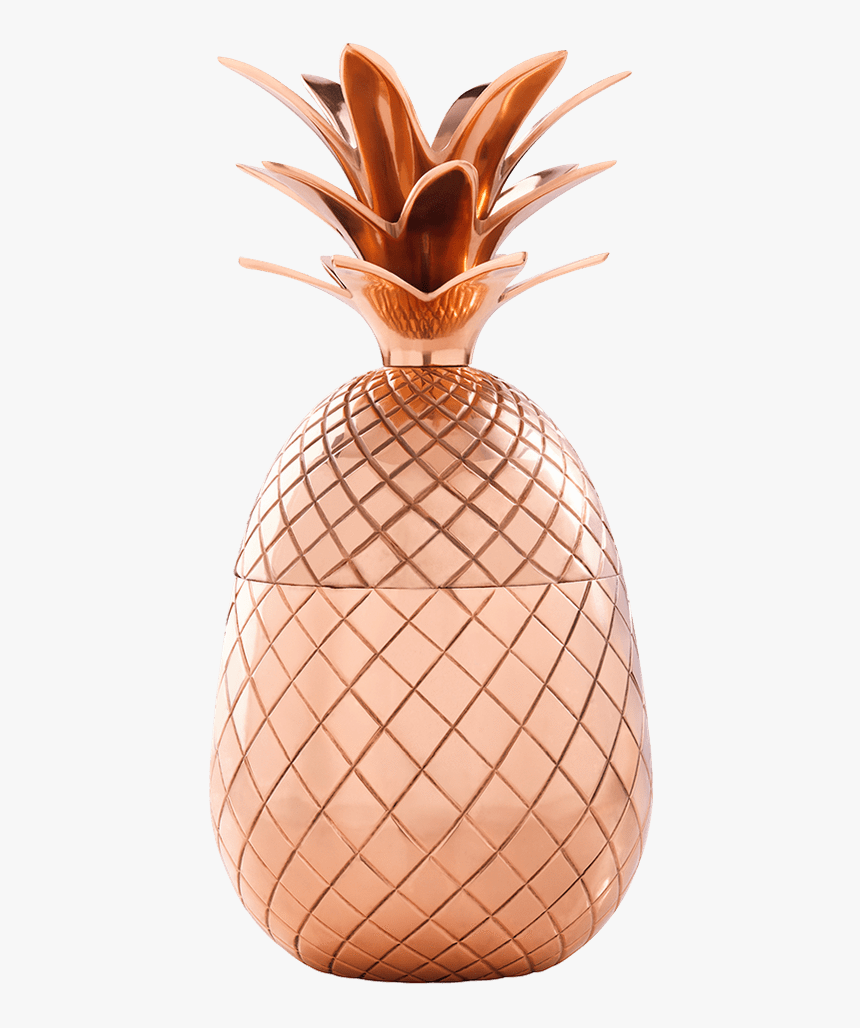 Copper Tumbler Elyx Boutique - Pineapple Shaped Ice Bucket, HD Png Download, Free Download