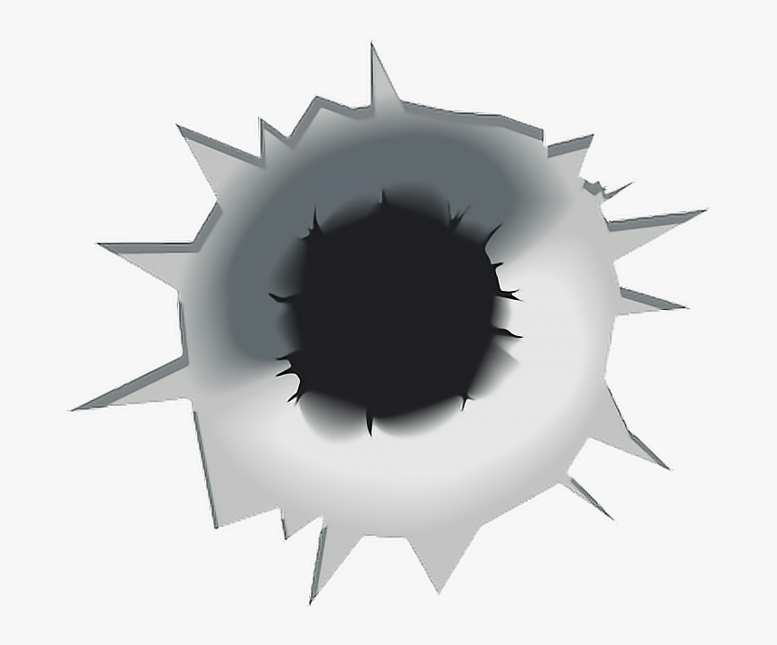 #bullet #bullethole #gunshot #gun #blast #bullets #bulletproof - Bullet Impact Png, Transparent Png, Free Download