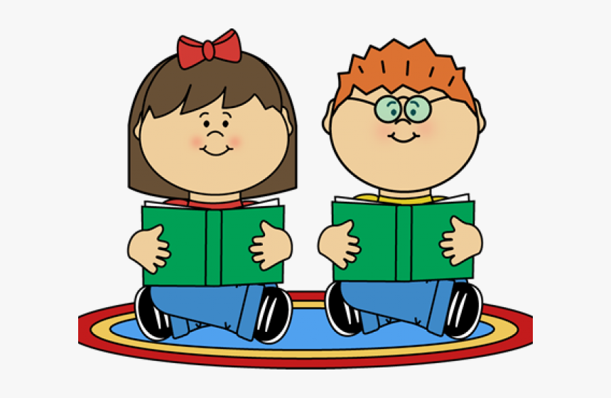 Buddy Reading Cliparts - Reading Center Clipart, HD Png Download - kindpng
