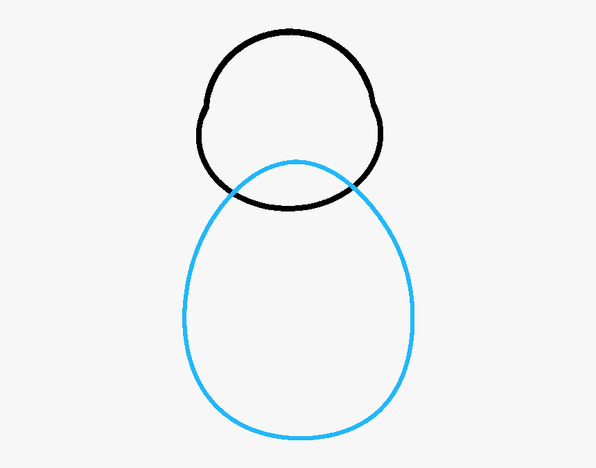 How To Draw A Penguin Really Easy Drawing Tutorial - Circle, HD Png Download, Free Download