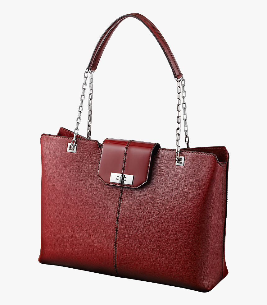 Red Cartier Tote Png - Tote Bag, Transparent Png, Free Download