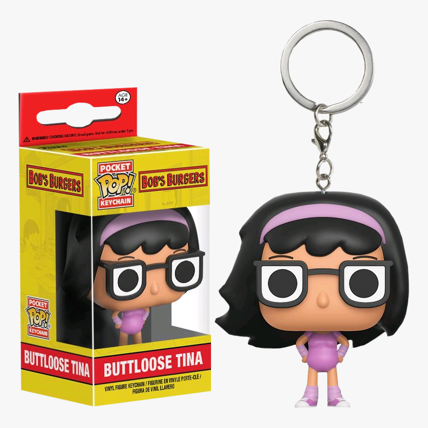 Buttloose Tina Pocket Pop Vinyl Keychain - Tina Bob's Burgers Pop Keychain, HD Png Download, Free Download