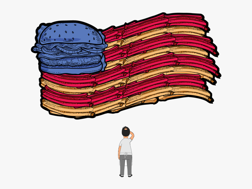 Bb Tm Burgerflag - Illustration, HD Png Download, Free Download