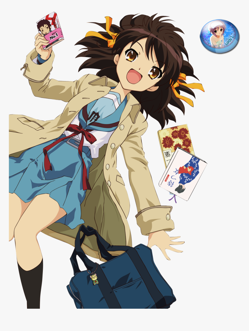 Haruhi Suzumiya - Haruhi Suzumiya Render, HD Png Download, Free Download