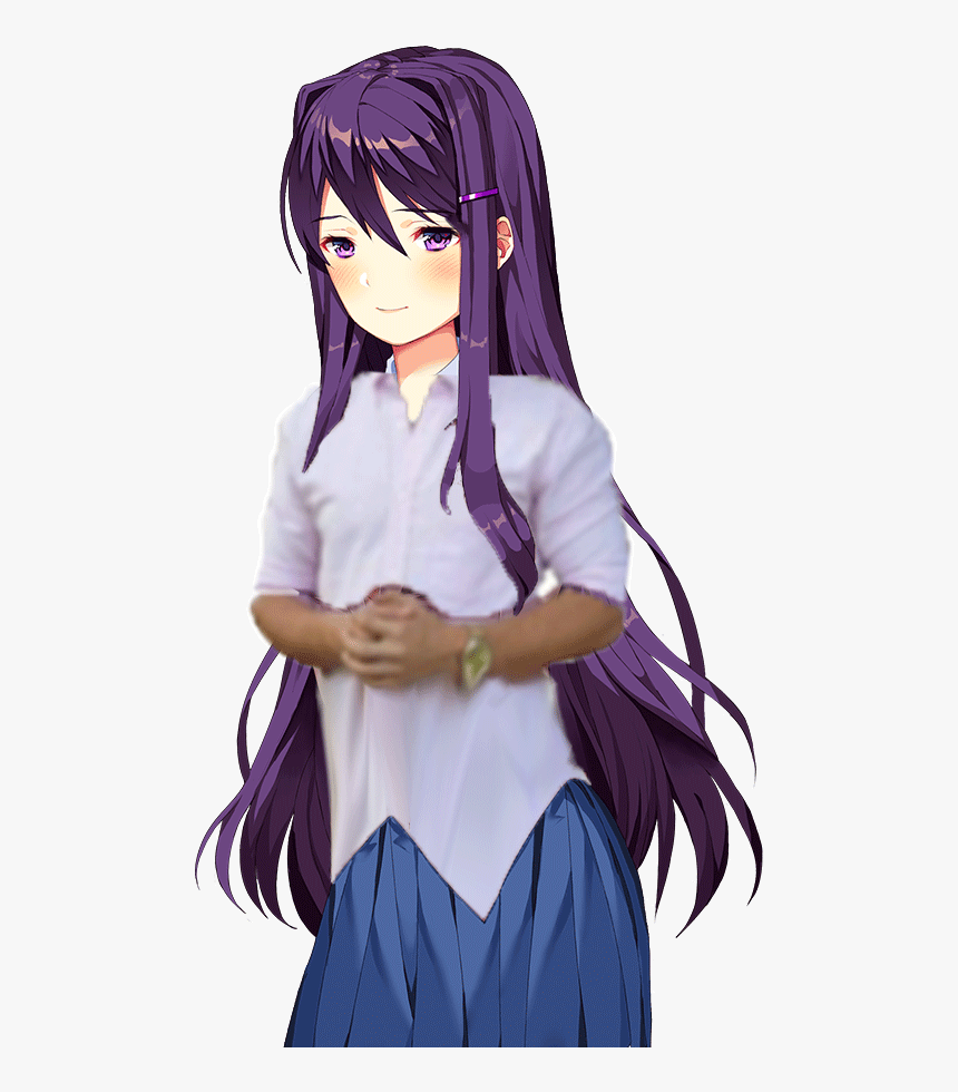 Transparent Had To Do It To Em Png - Yuri Doki Doki Literature Club Stab, Png Download, Free Download