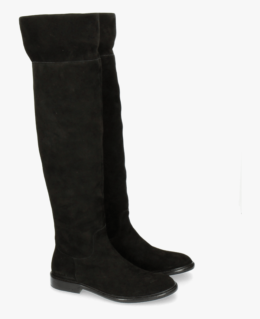 Boots Sally 65 Kid Suede Black New Hrs Thick - Knee Black Boots For ...