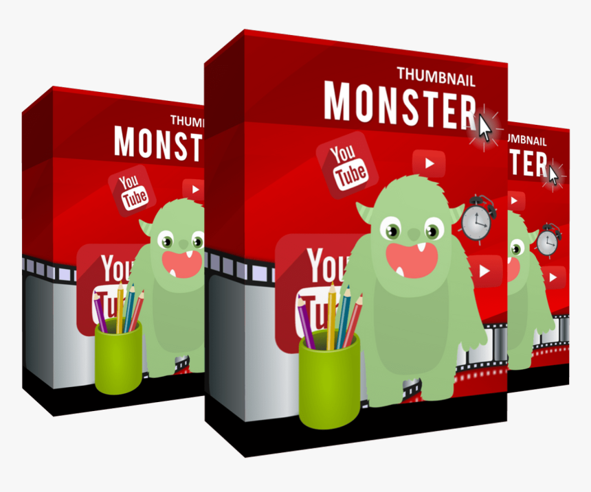 Thumbnail Monster - Youtube, HD Png Download, Free Download