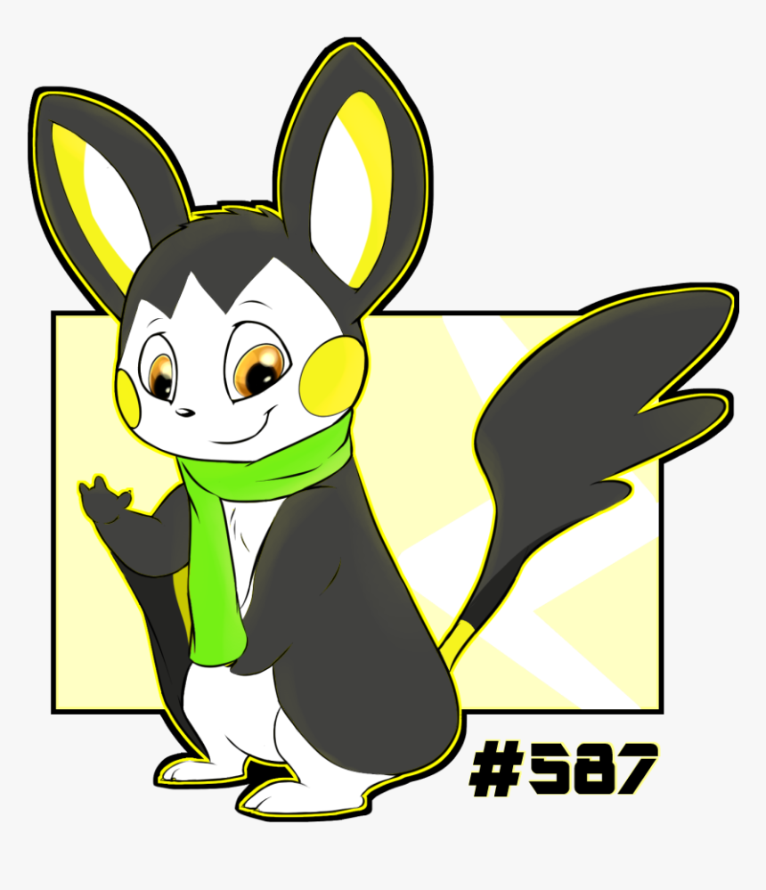 Literally An Emolga - Cartoon, HD Png Download, Free Download