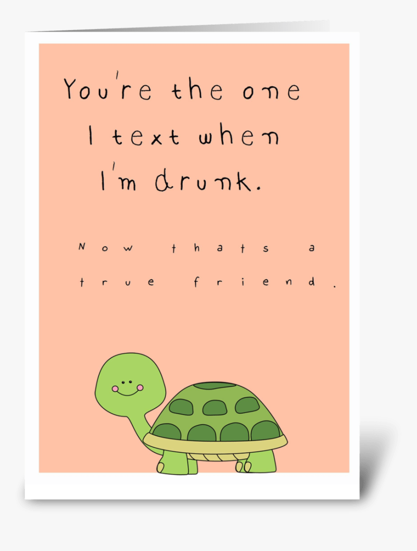 Funny Friendship Card Greeting Card - Funny Friendship Card, HD Png Download, Free Download