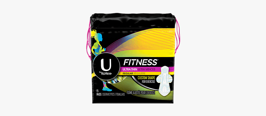 Fitness Ultra Thin Pads Regular Box - Box, HD Png Download, Free Download