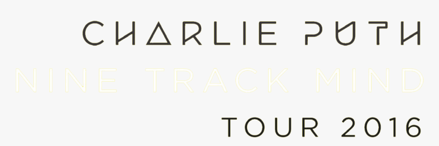 Charlie Puth"s Fundraiser - Charlie Puth Logo Transparent, HD Png Download, Free Download