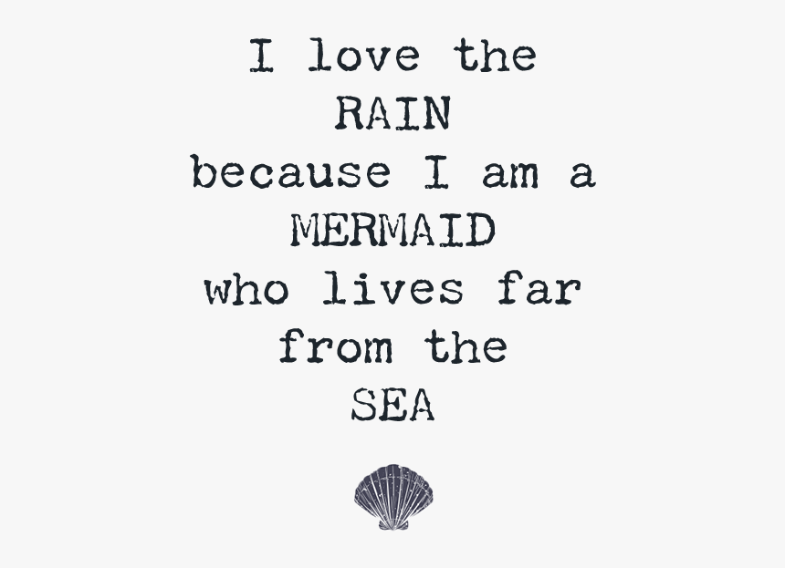 Mermaid Quotes Png - Circle, Transparent Png, Free Download