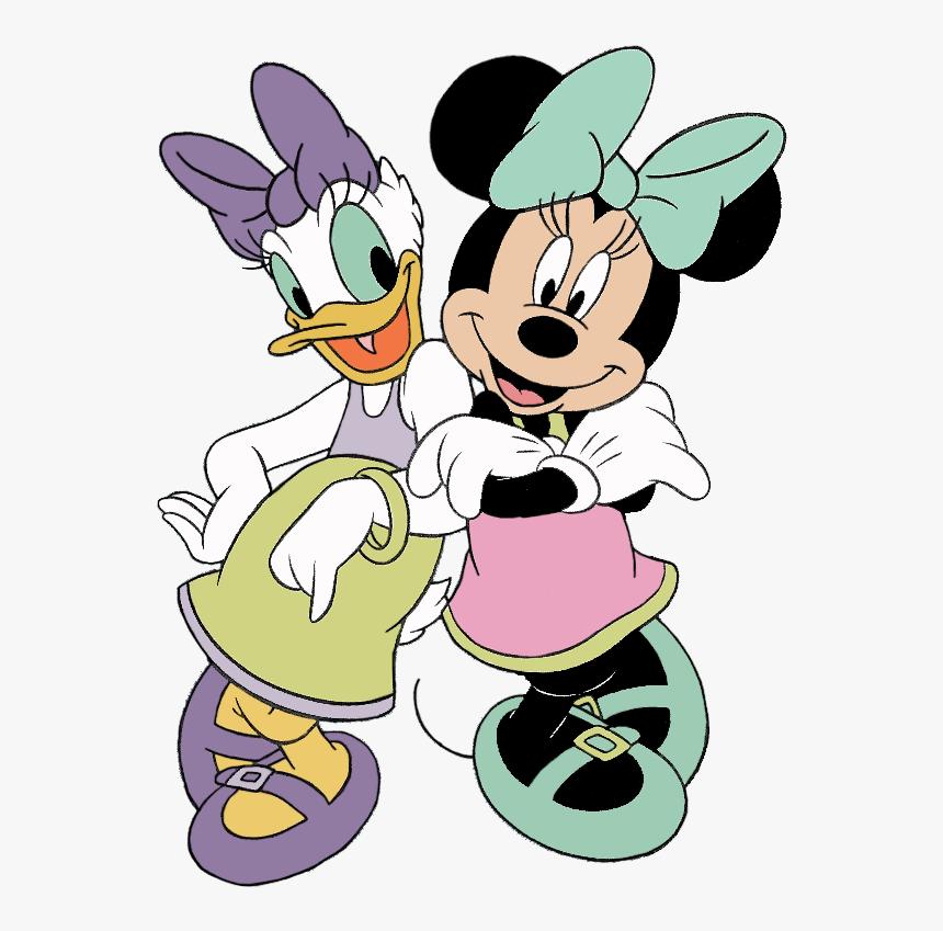 Minnie Daisy Together Clipart - Daisy Duck Image Free, HD Png Download, Free Download