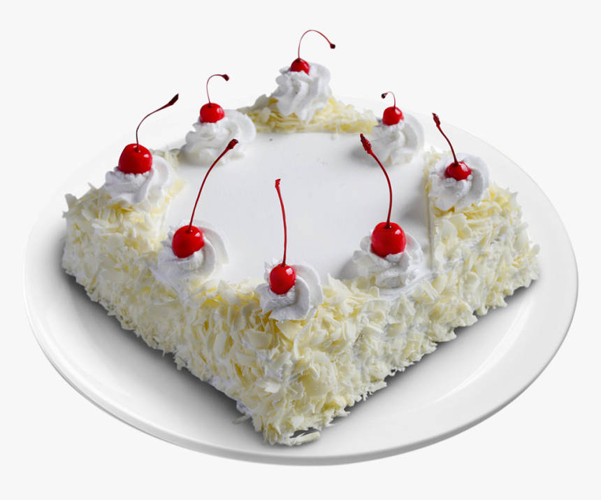 White Forest Gateau - White Forest Cake Designs For Birthday, HD Png Download, Free Download