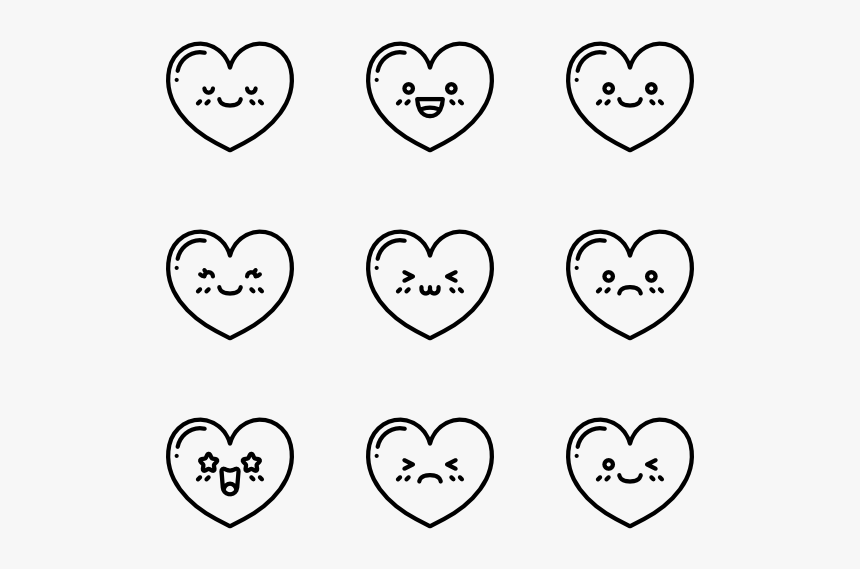 Heart Emoticons - Set Point Icon, HD Png Download, Free Download