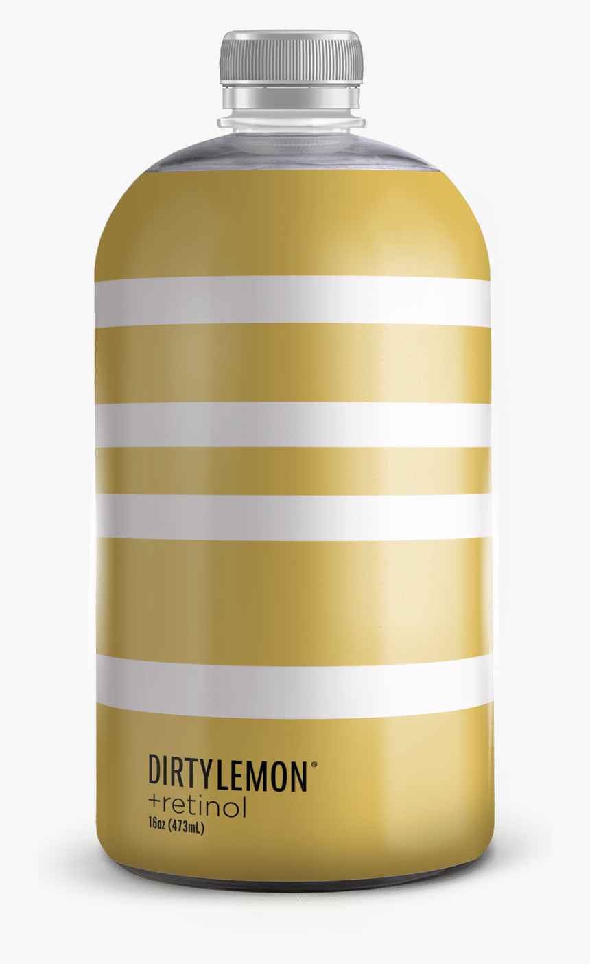 A New Way To Get Your Daily Dose Of Retinol - Dirty Lemon Retinol Drink, HD Png Download, Free Download