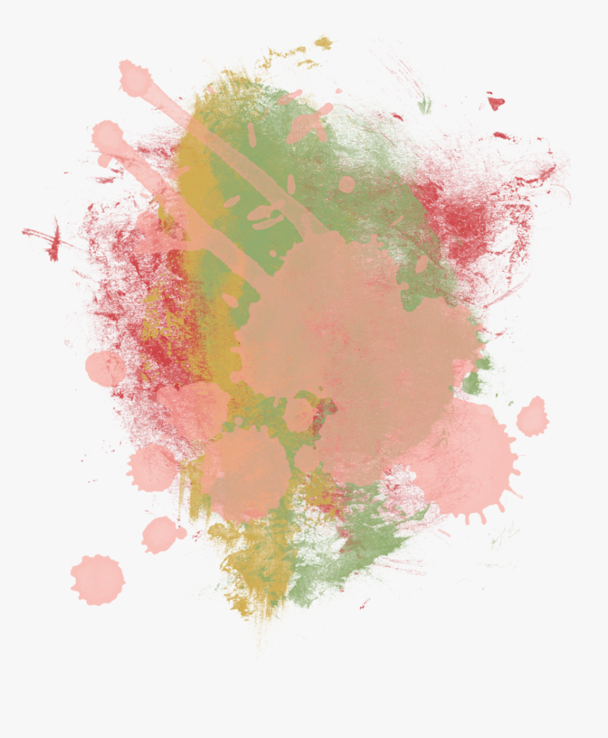 Color Multicolor Effect Splash Blots - Visual Arts, HD Png Download, Free Download