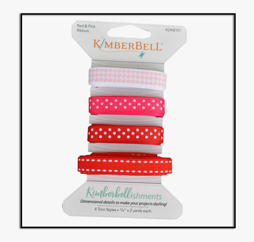 Kimberbell Red And Pink Ribbon Kdkb101 - Parallel, HD Png Download, Free Download