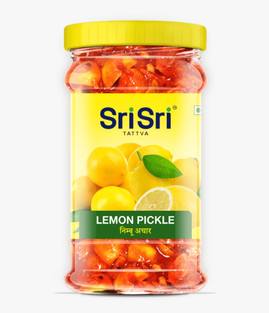 Sri Sri Tattva Lemon Pickle, 300gm - Sri Sri Lemon Mix Pickle, HD Png Download, Free Download