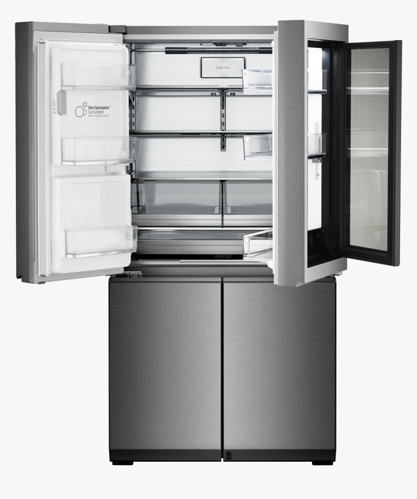 Four Door Lg Signature Refrigerator, HD Png Download, Free Download