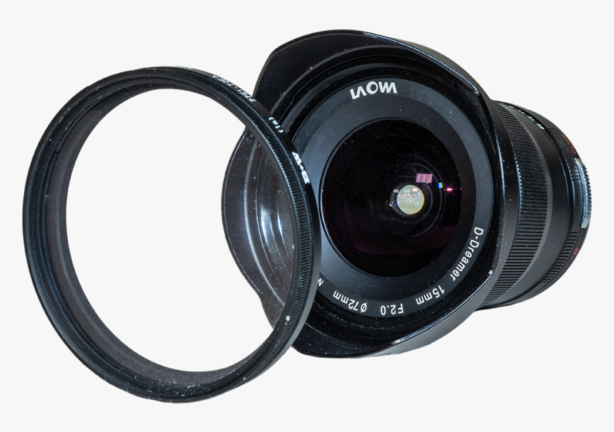 Laowa 15mm Front View With Filter - Camera Lens, HD Png Download, Free Download